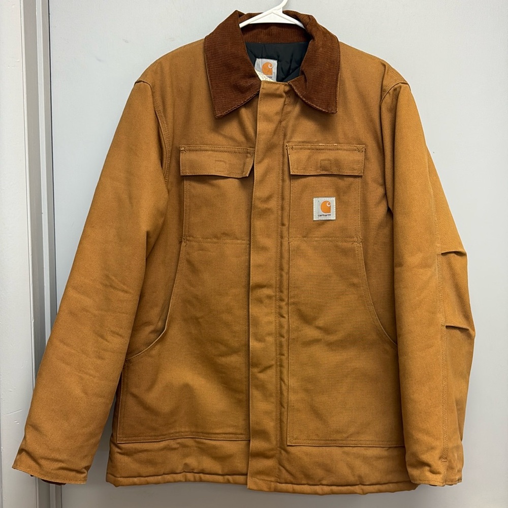 SOLD IN STORE CARHARTT LOOSE FIT FIRM DUCK INSULATED TRADITIONAL COAT - Picture 3 of 16